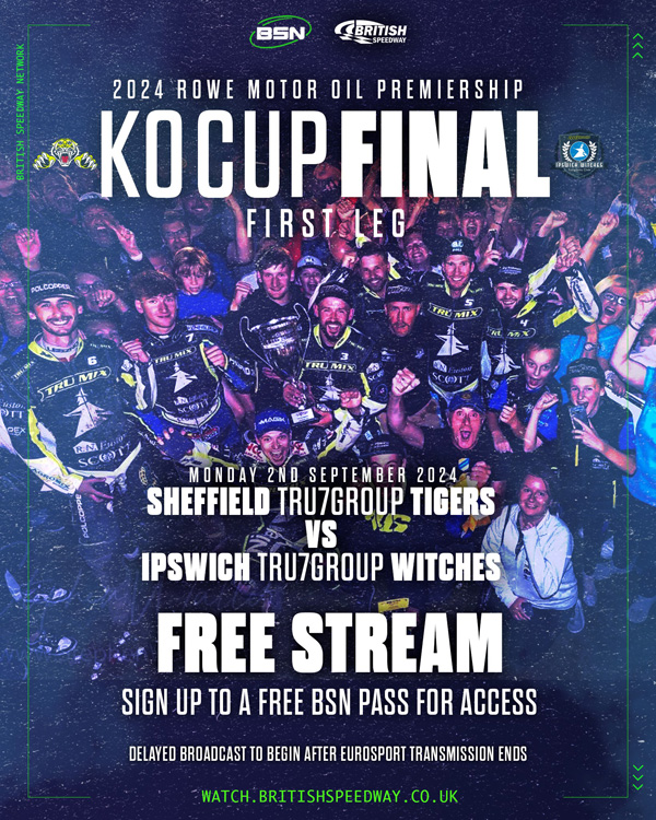 Free Stream for British Speedway's Premiership KOC Final!