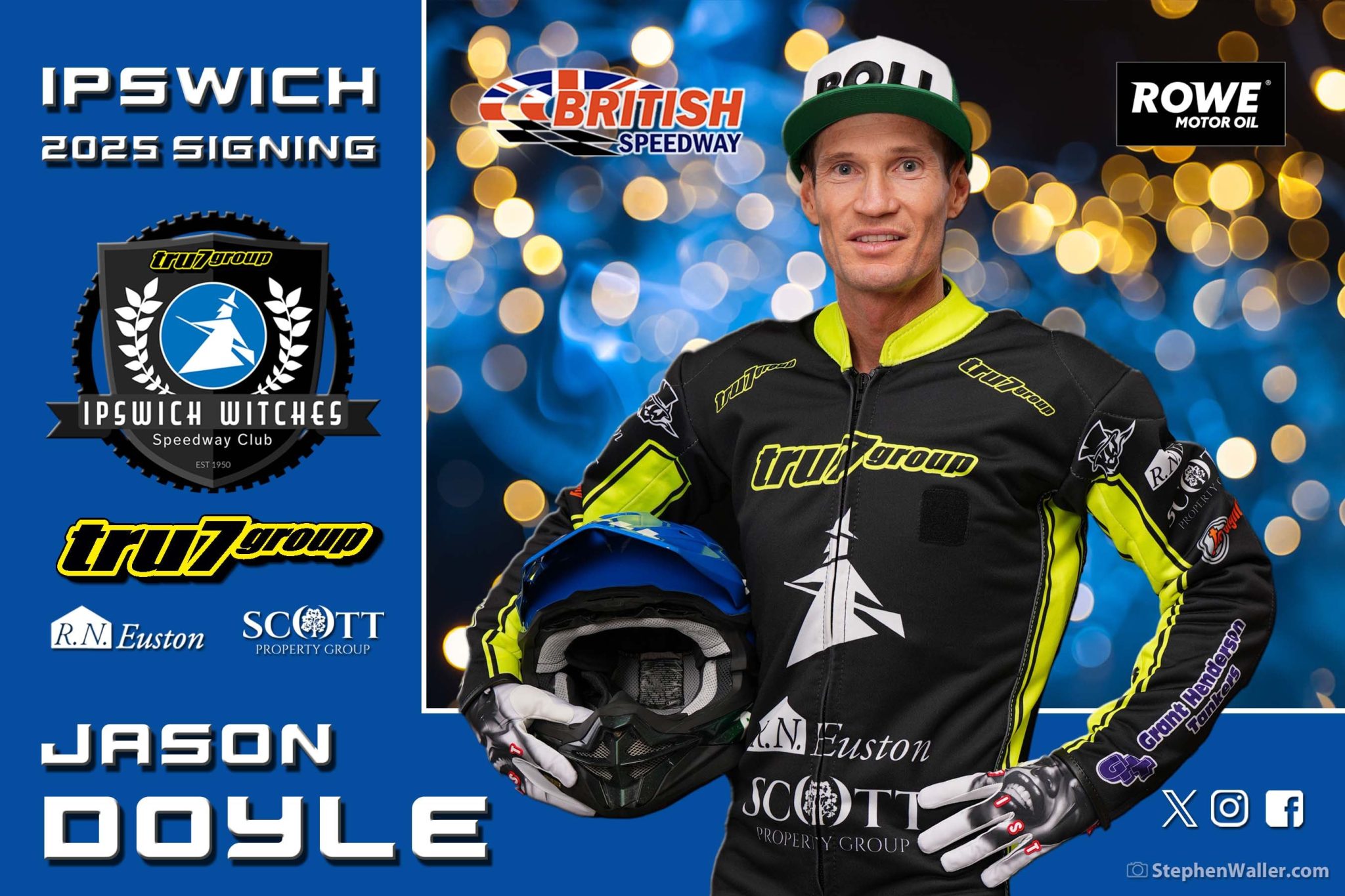 Jason Doyle to ride for the Ipswich Witches again in 2025