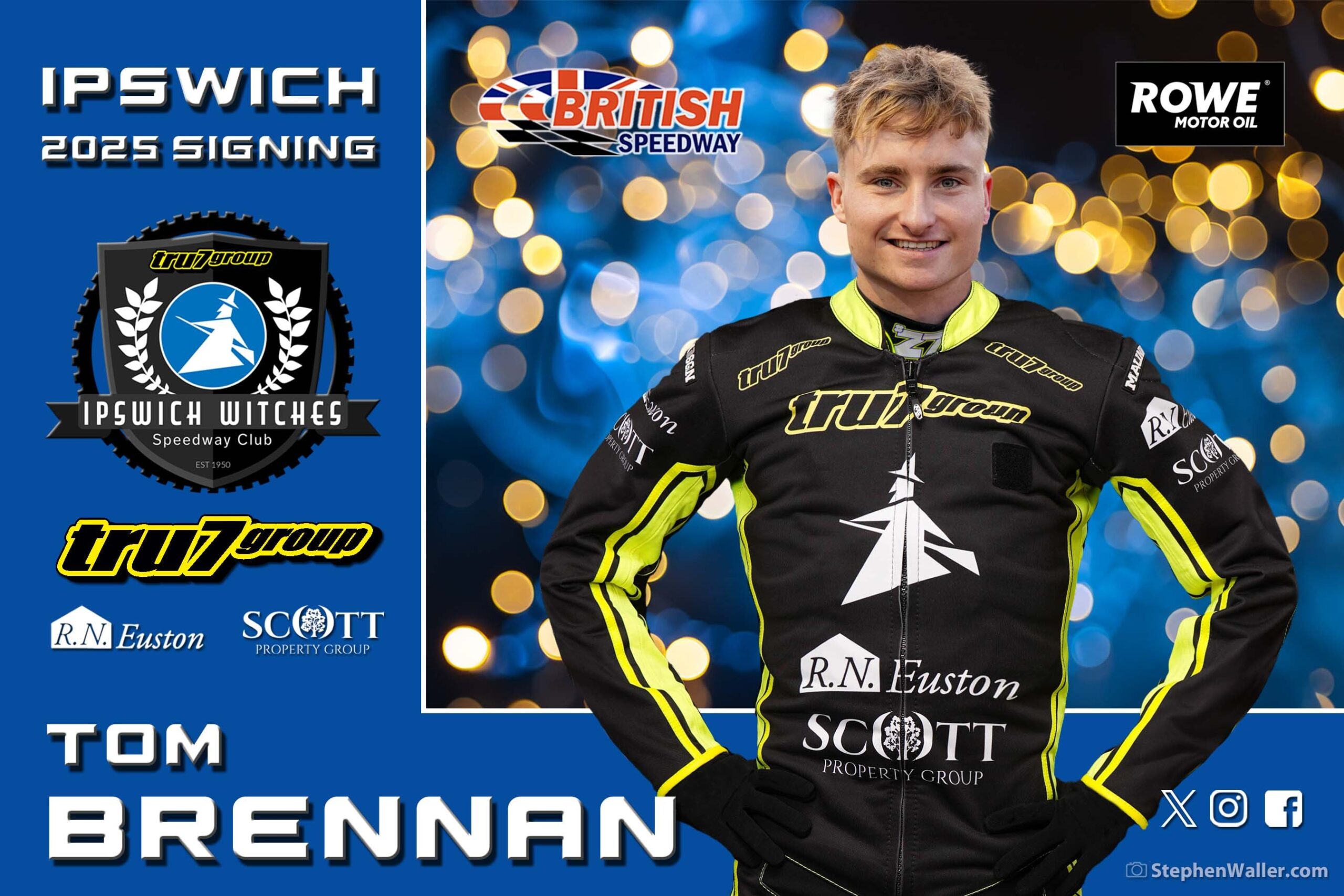 The Ipswich Witches sign Tom Brennan