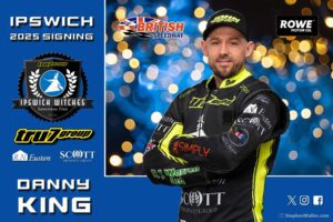 Danny King returns to the Ipswich Witches for 2025