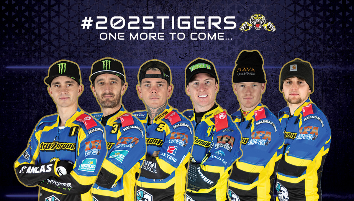 Sheffield Tigers reveal their 2025 top four