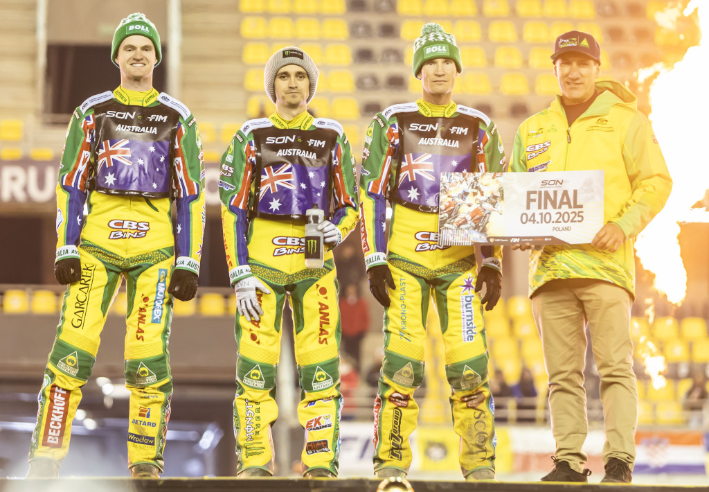 Team Australia claim victory at 2025 Speedway of Nations Semi Final 2