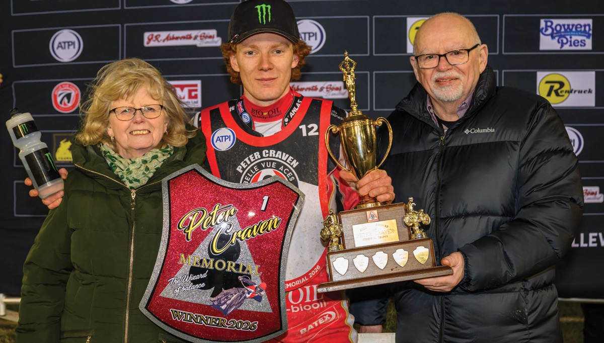 Dan Bewley wins 2026 Peter Craven Memorial Trophy - Results