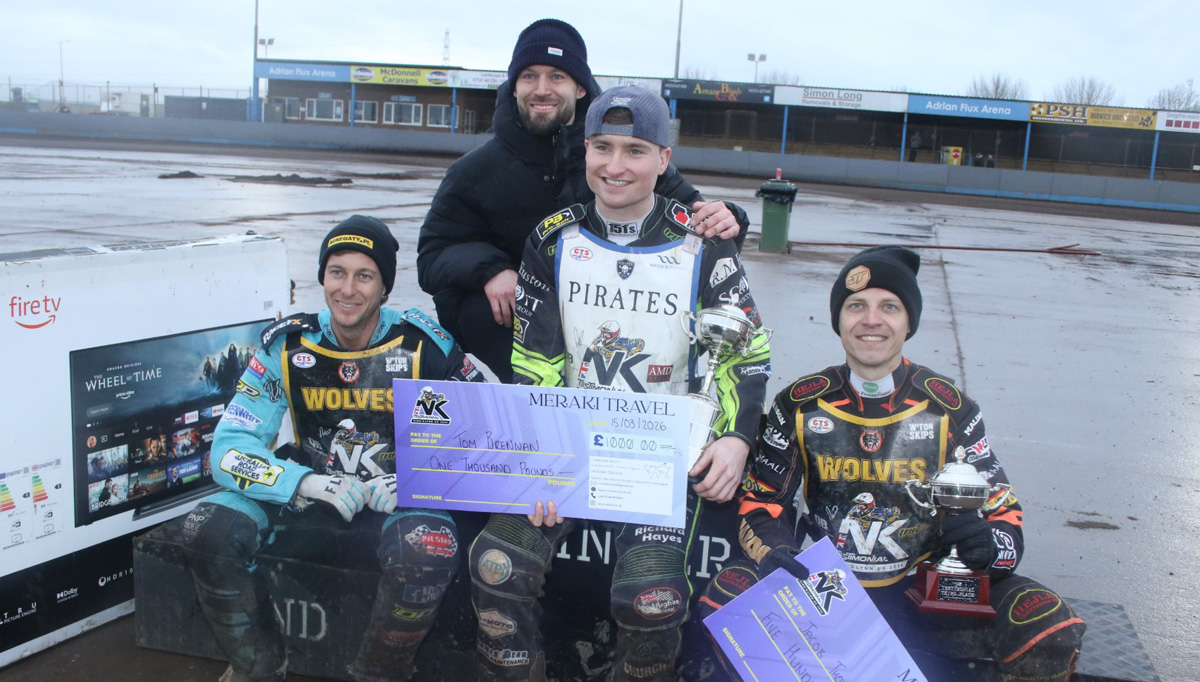 Brennan wins as Nicolai Klindt Testimonial beats the weather - Results